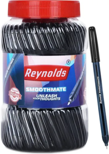 Image of Reynolds Smoothmate Ball Pen (Pack of 50, Ink Color - Black)