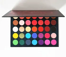 Rezmay 35-Color Matte & Shimmer Eyeshadow Palette – Blushed Nudes Edition