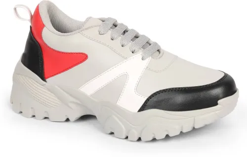 Image of RINDAS Running Shoes For Women (Grey , 5)