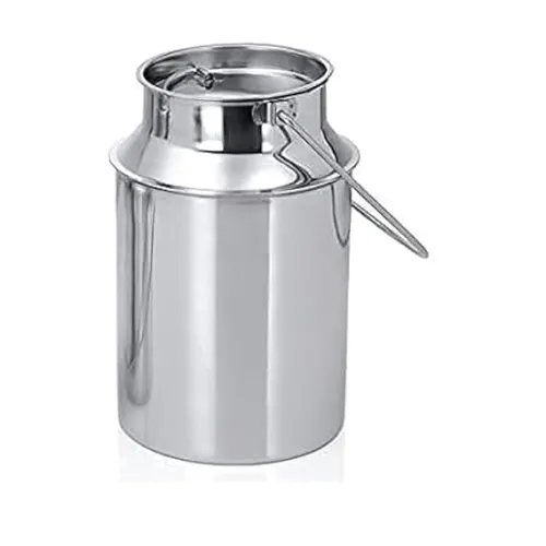 Image of RJ kitchenware Store Stainless Steel Milk Can 1 Litter