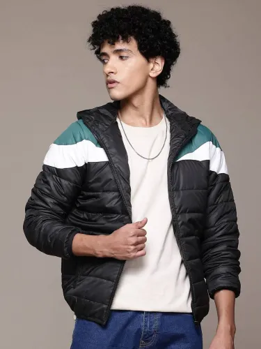 Image of Roadster Men Colorblock Padded Jacket