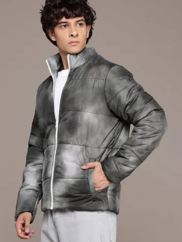 Image of Roadster Men Printed Quilted Jacket
