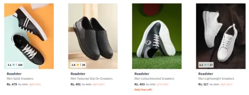 Image of Roadster Men's Casua shoes Starting at just ₹379