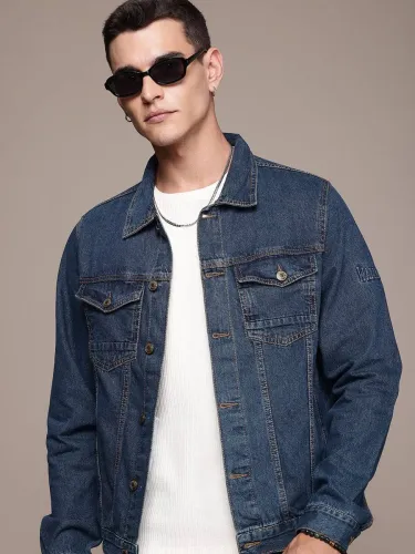 Image of Roadster Men Solid Jacket