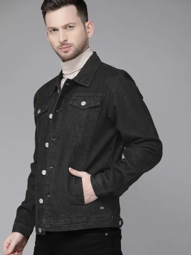 Image of Roadster Men Solid Jacket