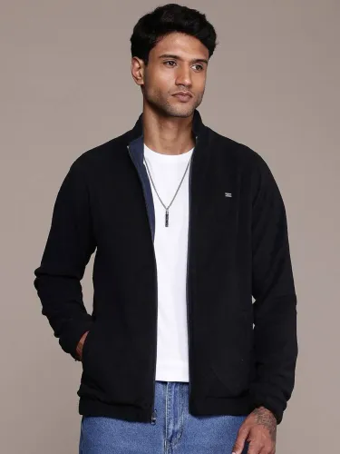 Image of Roadster Men Solid Tailored Jacket