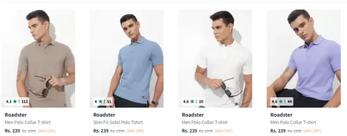 Image of Roadster Men's Clothing Starting @239