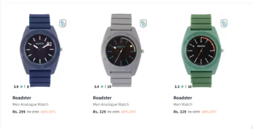 Image of Roadster Men's Watches Starting at just ₹299