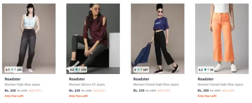 Image of Roadster Women's Clothing Starting At @₹339