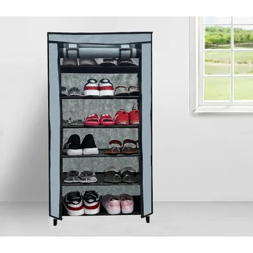 Image of ROBMOB 6 Tier Shoe Rack Shoe Shelf Storage