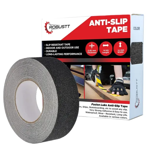 Image of Robustt Anti Skid Black Fall Resistant Po5
