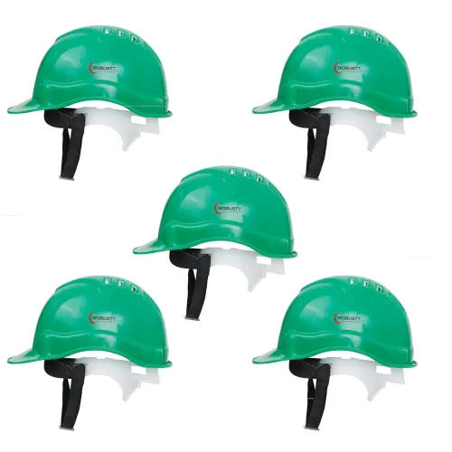 Image of Robustt Safety Helmet - Green (Pack of 5) |