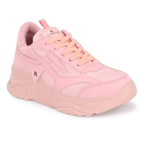 Image of ROWLANS Women's Mesh Lace-up Sports Shoes