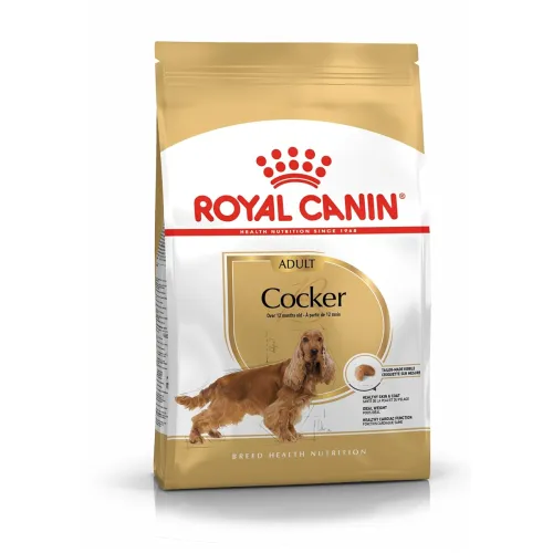 Image of Royal Canin Cocker Pellet Adult Dog Food, Meat Flavor, 3 Kg