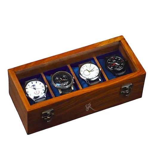 Image of Royal Craft Expertise Mens watch box, Watch display case, Made for Special Occasions