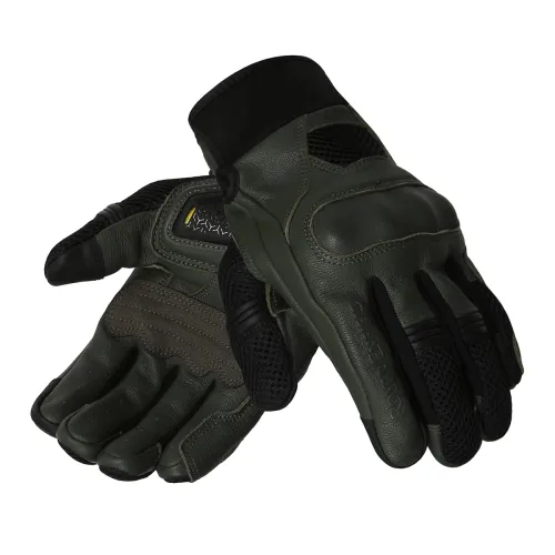 Image of Royal Enfield Leather Roadbound Riding Gloves