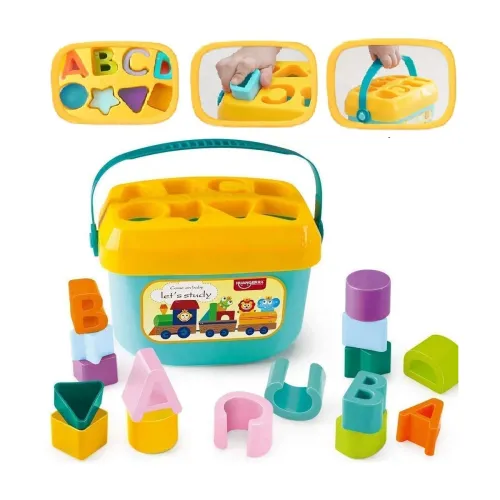 Image of Royal Hub First Shape Sorting Blocks (16 Pieces)