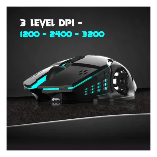 Image of RPM Euro Games Wireless Gaming Mouse (3200 DPI, RGB, Rechargeable)