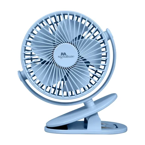 Image of RR Signature Buddy Mini 110mm Portable Clip Fan | 4H Battery | Personal Cooling Fan For Home [ROYALE BLUE]
