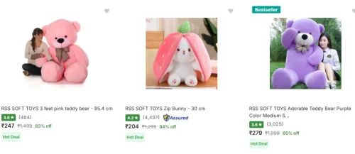 Image of RSS SOFT TOYS Minimum 80% Discount