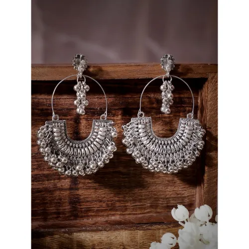 Image of Rubans Silver oxidized ghungroo