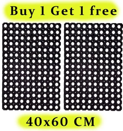 Image of Rubber Bathroom Mat Pack of 2