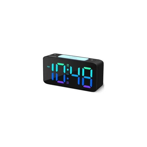 Image of RUCON RGB Alarm Clock w/ NightLight & Loud Alarm