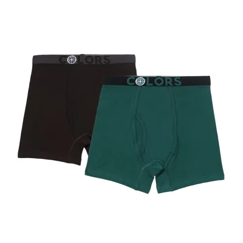 Image of Rupa Boy's Cotton Blend Classic Regular Fit Solid Trunks
