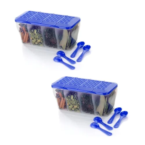 Image of RUSHIL WERE Multipurpose Plastic 4 in 1 Storage Box