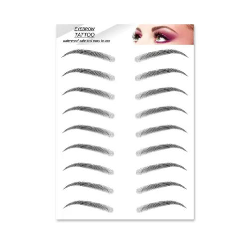 Image of S.A.V.I 9 Pairs 6D Natural Look Eyebrow