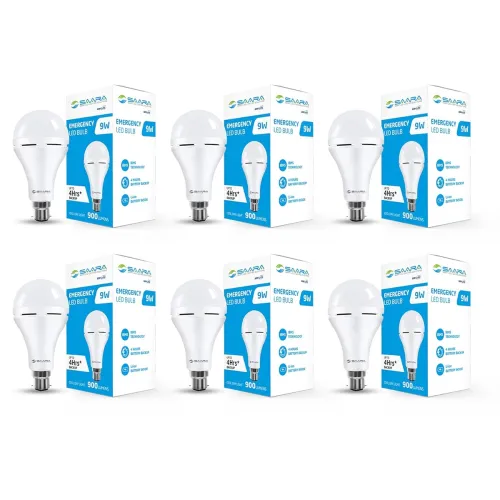 Image of SAARA 9W Emergency Led Bulb pc6