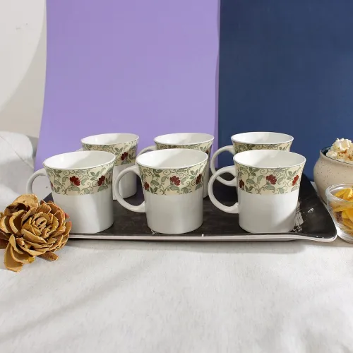 Image of Saavre AITNE Series Bone China Tea Cups Set
