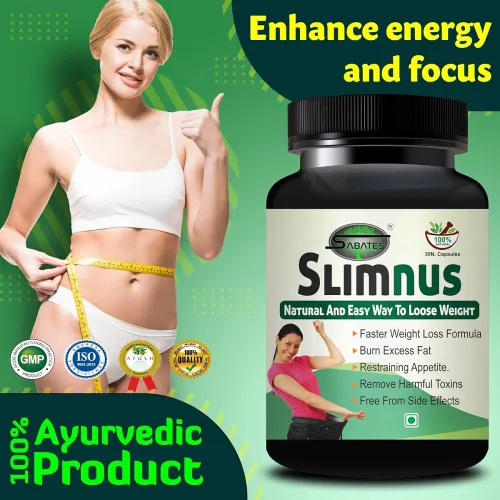 Image of Sabates Slimnus Capsules Naturally Promotes healthy Metabolism (Pk of 1-30 Capsule).