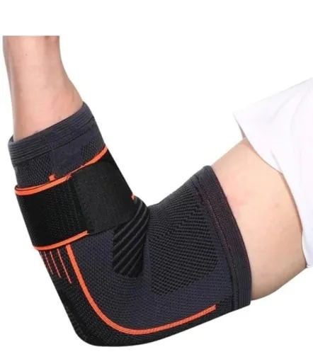 Image of SACHI SPORTS Adjustable Elbow Sleeve Support Brace (Pair) for Gym & Sports