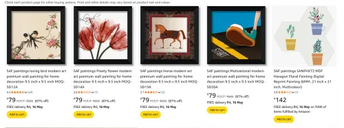 Image of SAF paintings Starting @ ₹79
