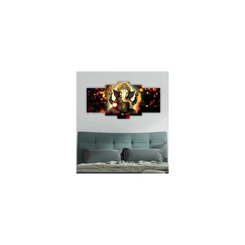Image of SAF Set Of 5 Wall Painting With Frame
