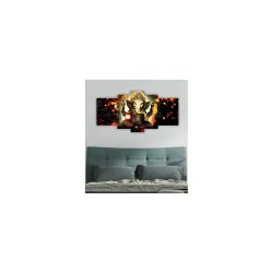 SAF Set Of 5 Wall Painting With Frame