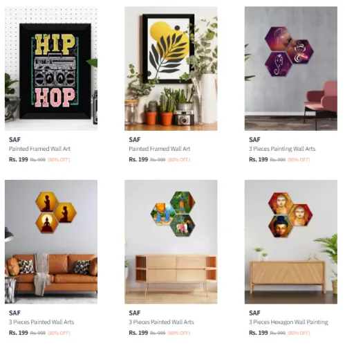 Image of SAF Wall Art Starting @ ₹199