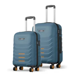 Safari Crescent 8 Wheels Set of 2 rolley Bags for Travel