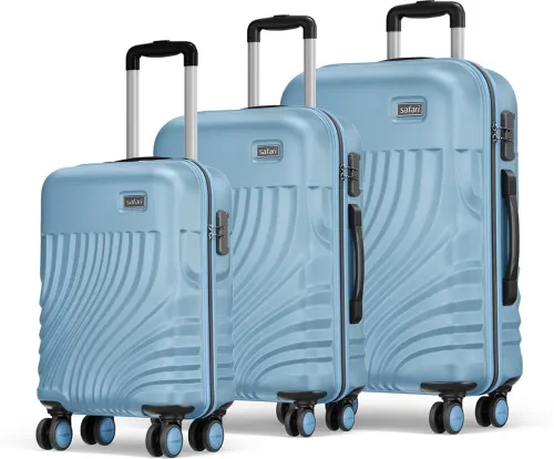 Image of SAFARI Hard Body Set of 3 Luggage 8 Wheels