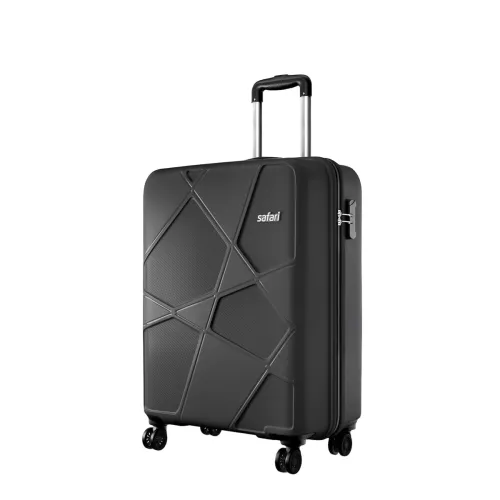 Image of Safari Pentagon Pro 55cm Cabin Trolley (8 Wheels, Black) 