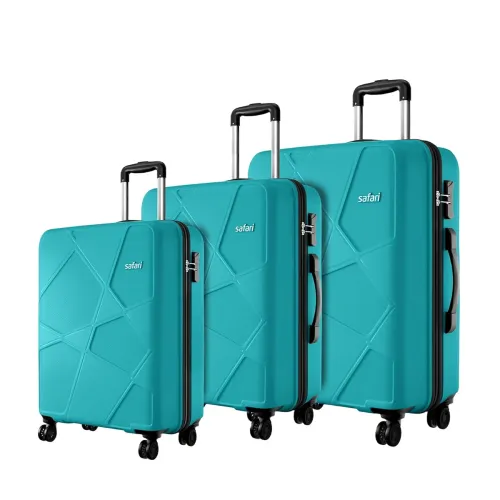 Image of Safari Pentagon Pro Trolley Bag Set – Set of 3 (Cyan)
