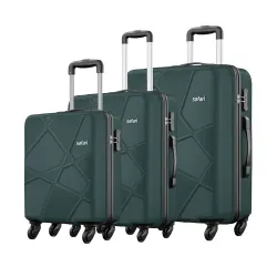 Safari Pentagon Set of 3 (Cabin + Medium + Large) Trolley Bags