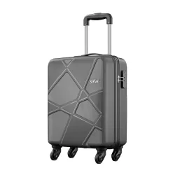 Safari Polypropylene Small Size Cabin Luggage Suitcase Trolley Bags for Travel Dark Grey