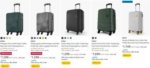 Image of Safari trolley starting @ ₹1599