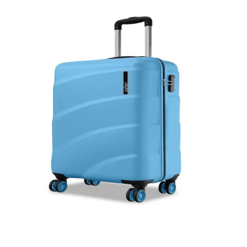 Image of Safari Zuno Textured Hard-Sided Cabin Trolley Bag