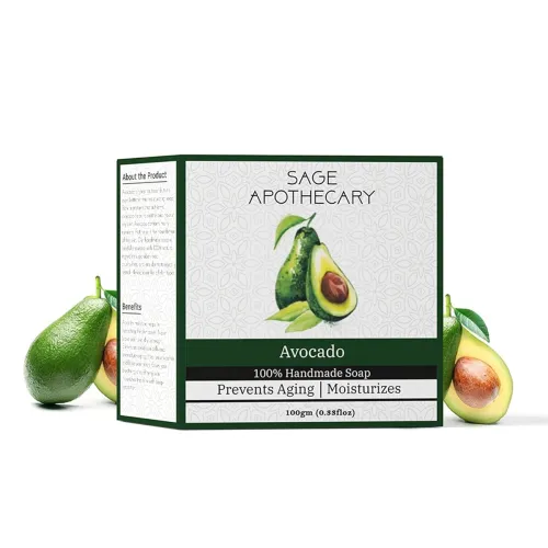 Image of Sage Apothecary Natural Handmade Avocado Bath Soap