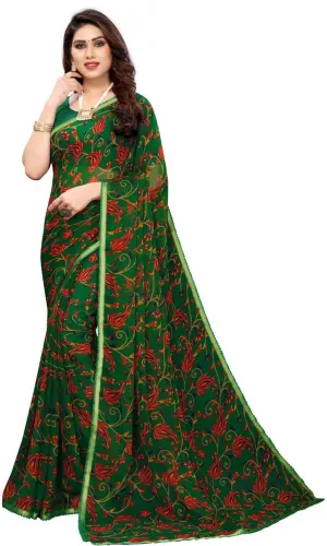 Image of Samah Printed Daily Wear Saree