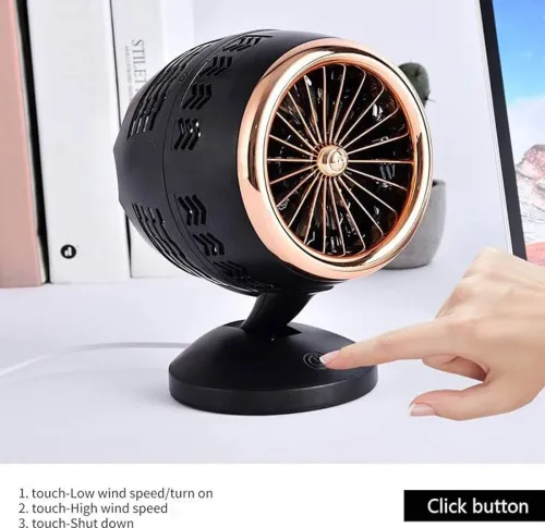 Image of Sampri USB Rechargeable Table Fan – 4000mAh