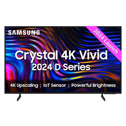 Image of Samsung 108 cm (43 inches) D Series Crystal 4K Vivid Ultra HD Smart LED TV